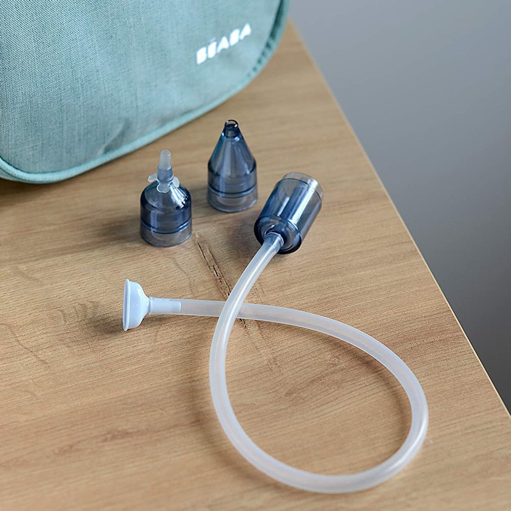 BEABA Aspirator nazal manual Minidoo blue
