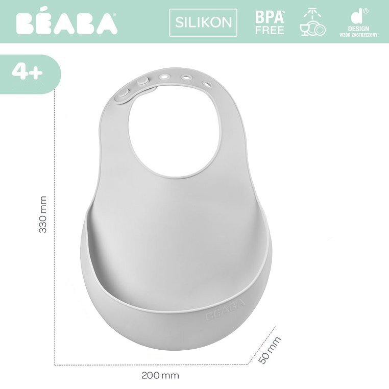 BEABA Baveta silicon Light Grey