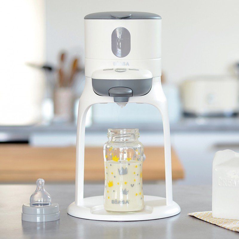 BEABA BibExpresso White Grey