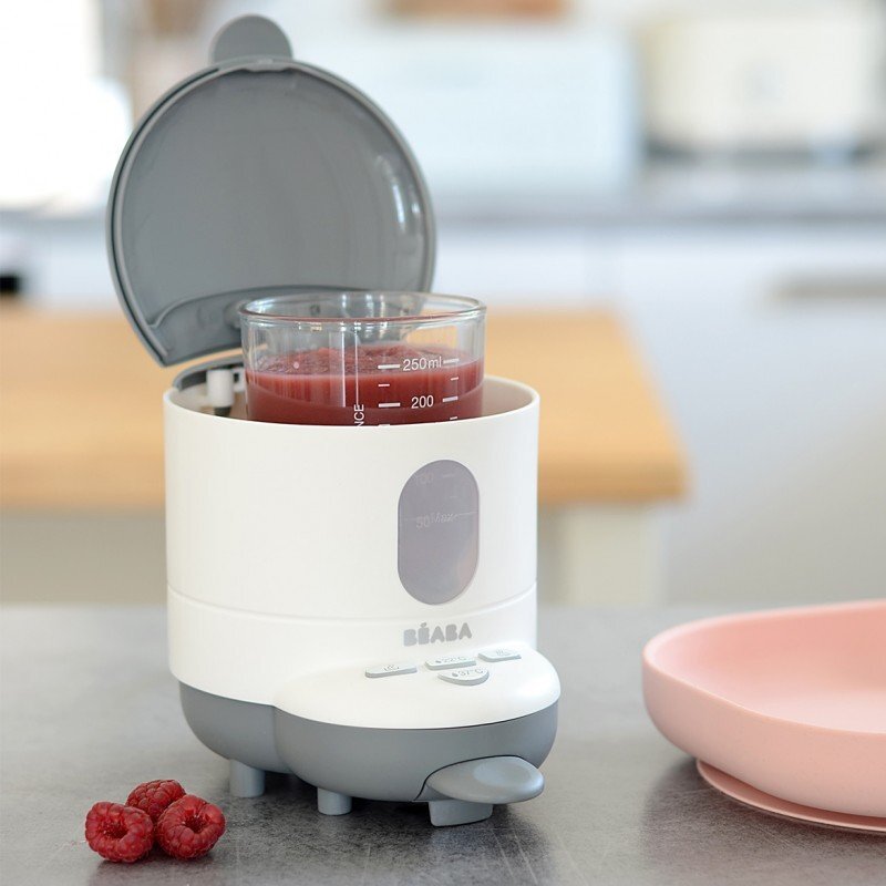 BEABA BibExpresso White Grey