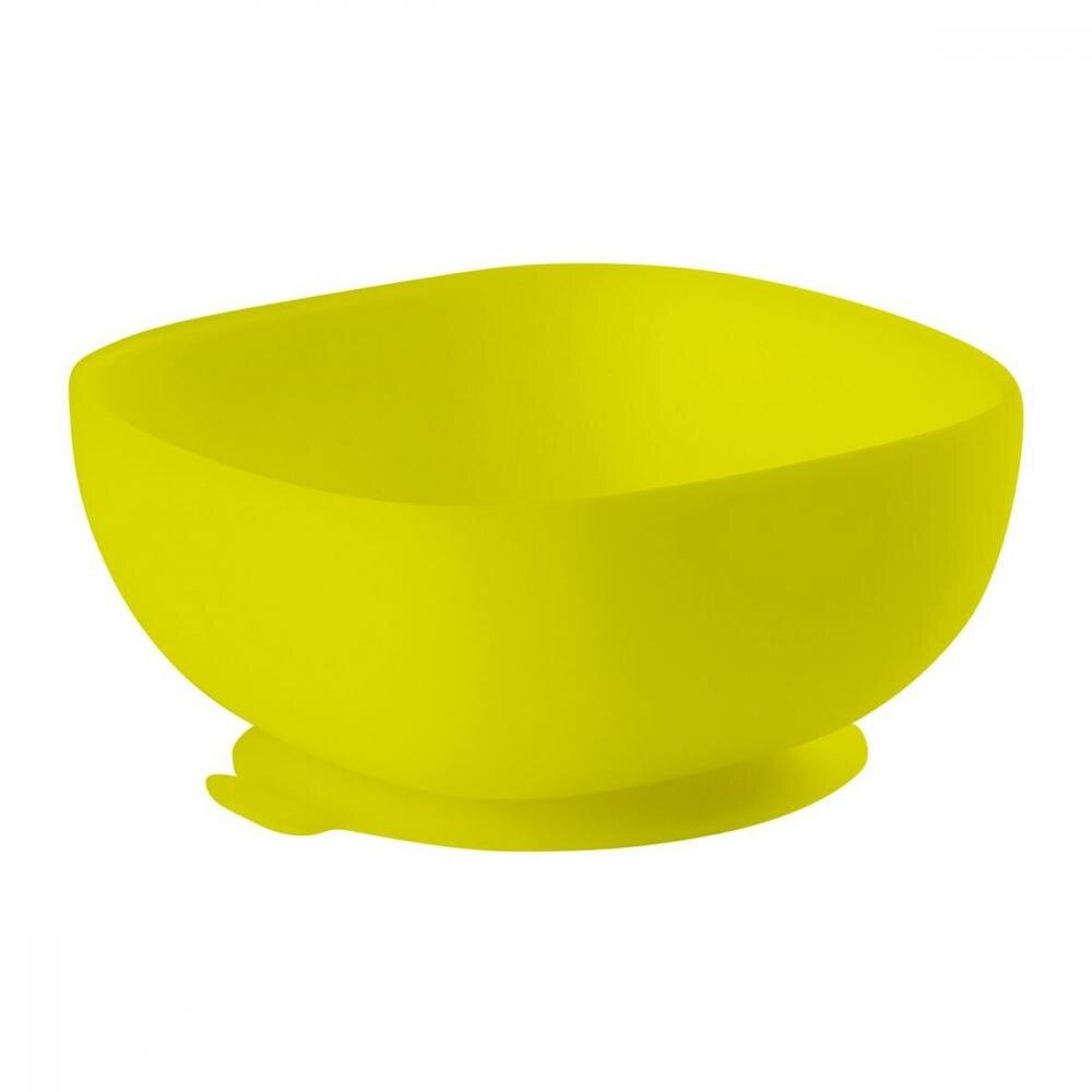 BEABA Bol silicon cu ventuza verde