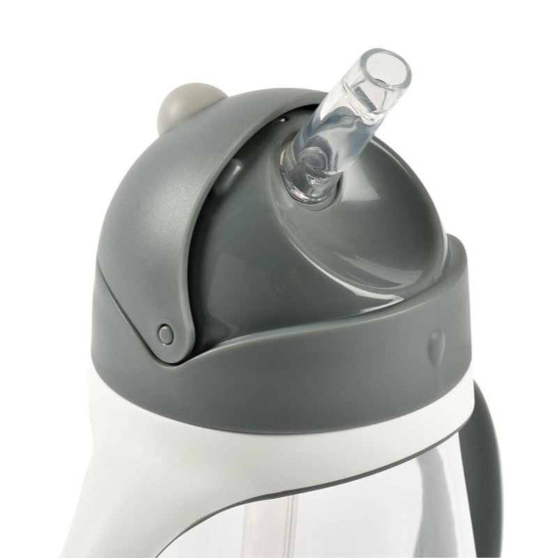 BEABA Cana cu pai din tritan 300 ml Mineral Grey