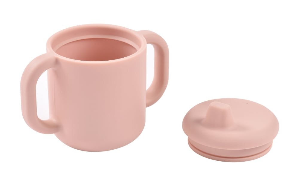 BEABA Cana de antrenament silicon Cotton Candy