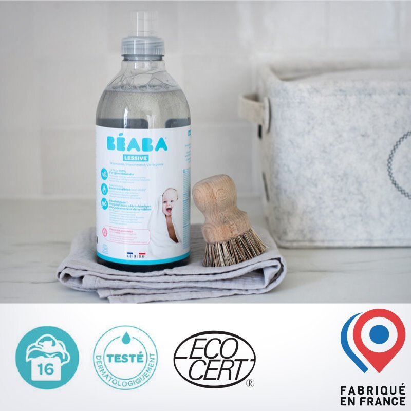BEABA Detergent de rufe lichid flori de mar 1 L16 spalari Certificat Ecocert