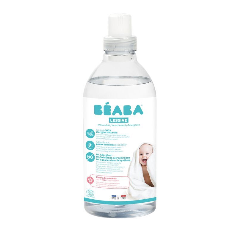 BEABA Detergent de rufe lichid flori de mar 1 L16 spalari Certificat Ecocert