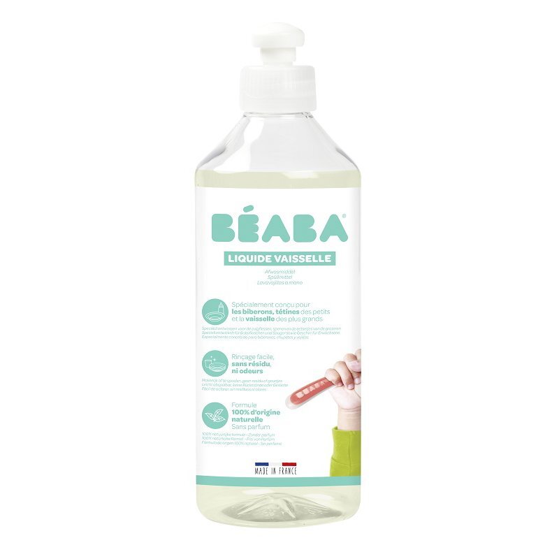 BEABA Detergent de vase lichid fara parfum 500 ml