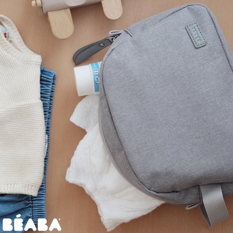 BEABA Geanta de toaleta Heather Grey
