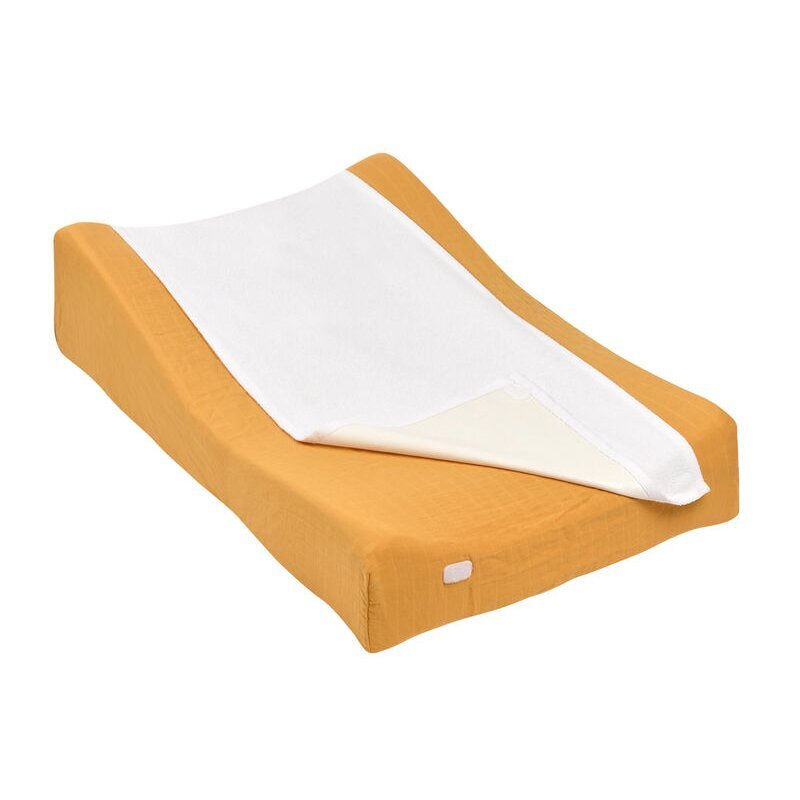 BEABA Husa pentru salteluta de infasat cu prosop detasabil Sofalange honey
