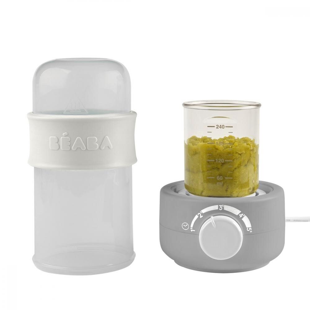 BEABA Incalzitor biberoane si sterilizator Baby Milk Secong Gri