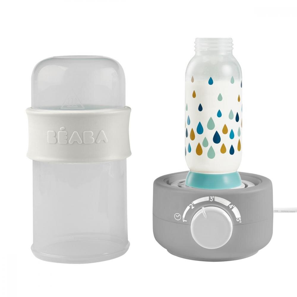 BEABA Incalzitor biberoane si sterilizator Baby Milk Secong Gri