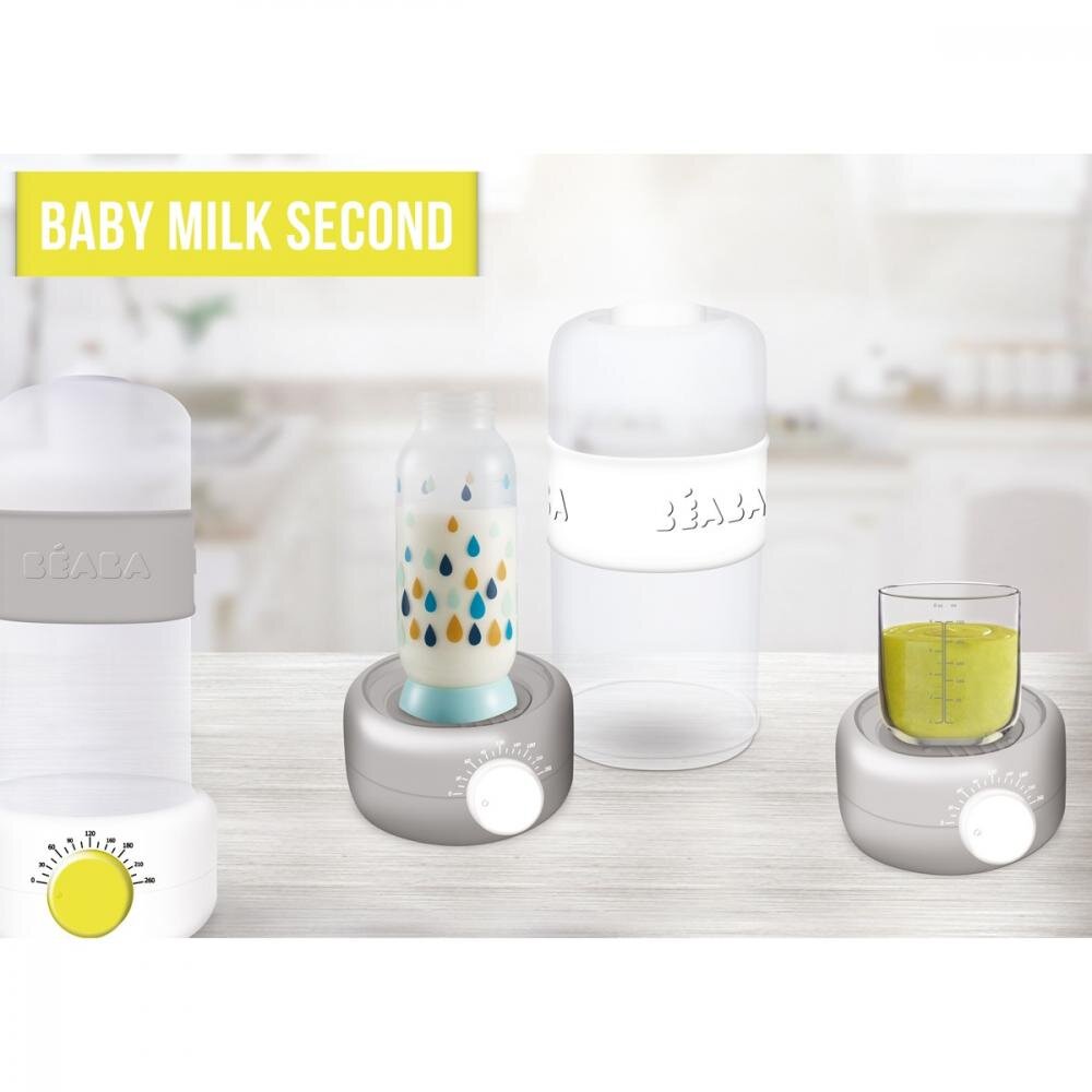 BEABA Incalzitor biberoane si sterilizator Baby Milk Secong Gri