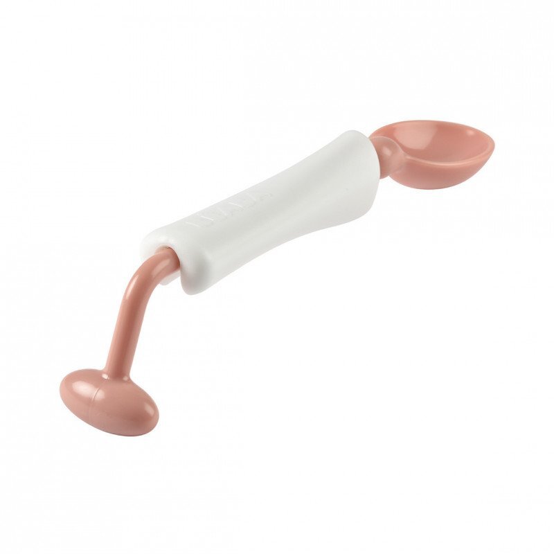 BEABA Lingurita rotativa 360 Old Pink