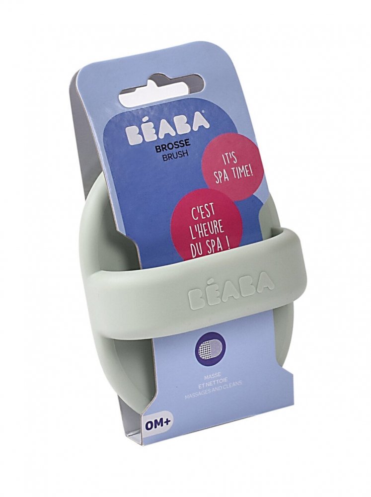 BEABA Perie de imbaiat din silicon Misty Green