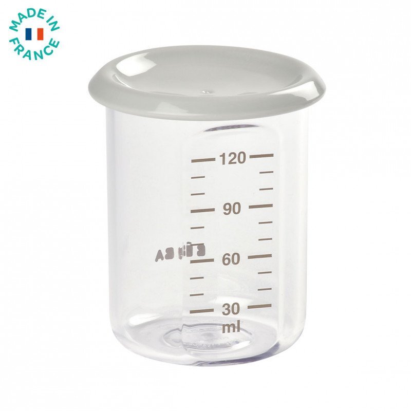 BEABA Recipient ermetic din Tritan 120 ml Gri