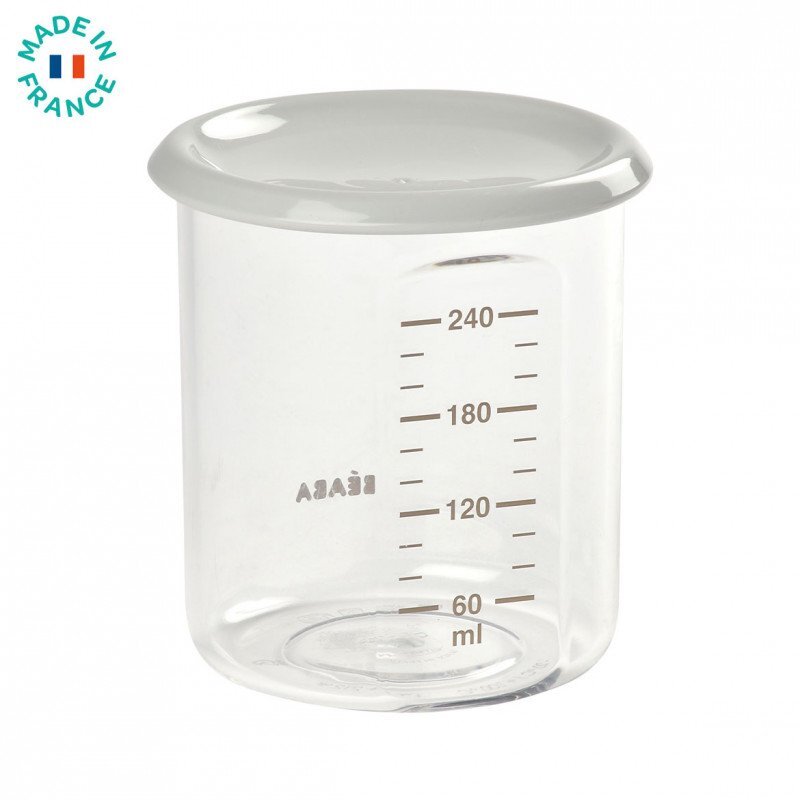 BEABA Recipient ermetic din Tritan 240 ml Gri