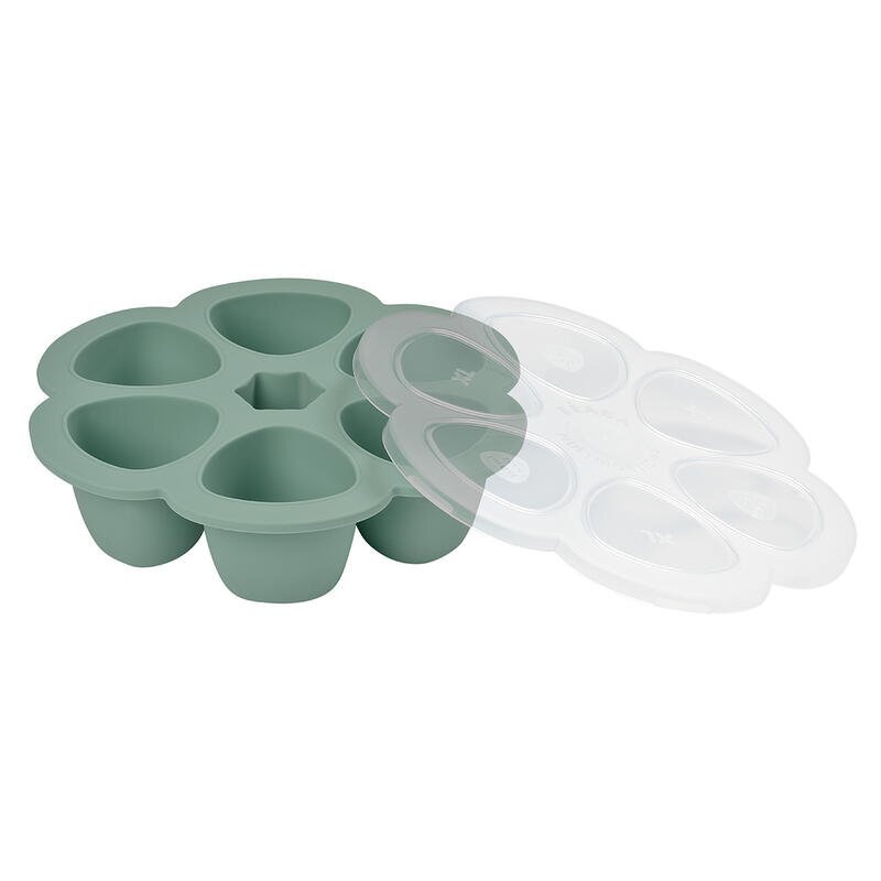 BEABA Recipient ermetic silicon multiportii 6x150 ml Sage Green