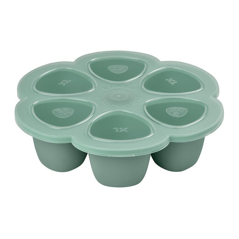 BEABA Recipient ermetic silicon multiportii 6x150 ml Sage Green