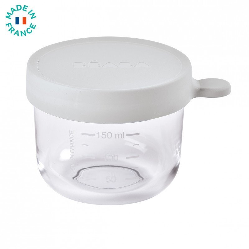 BEABA Recipient ermetic sticla 150 ml Gri