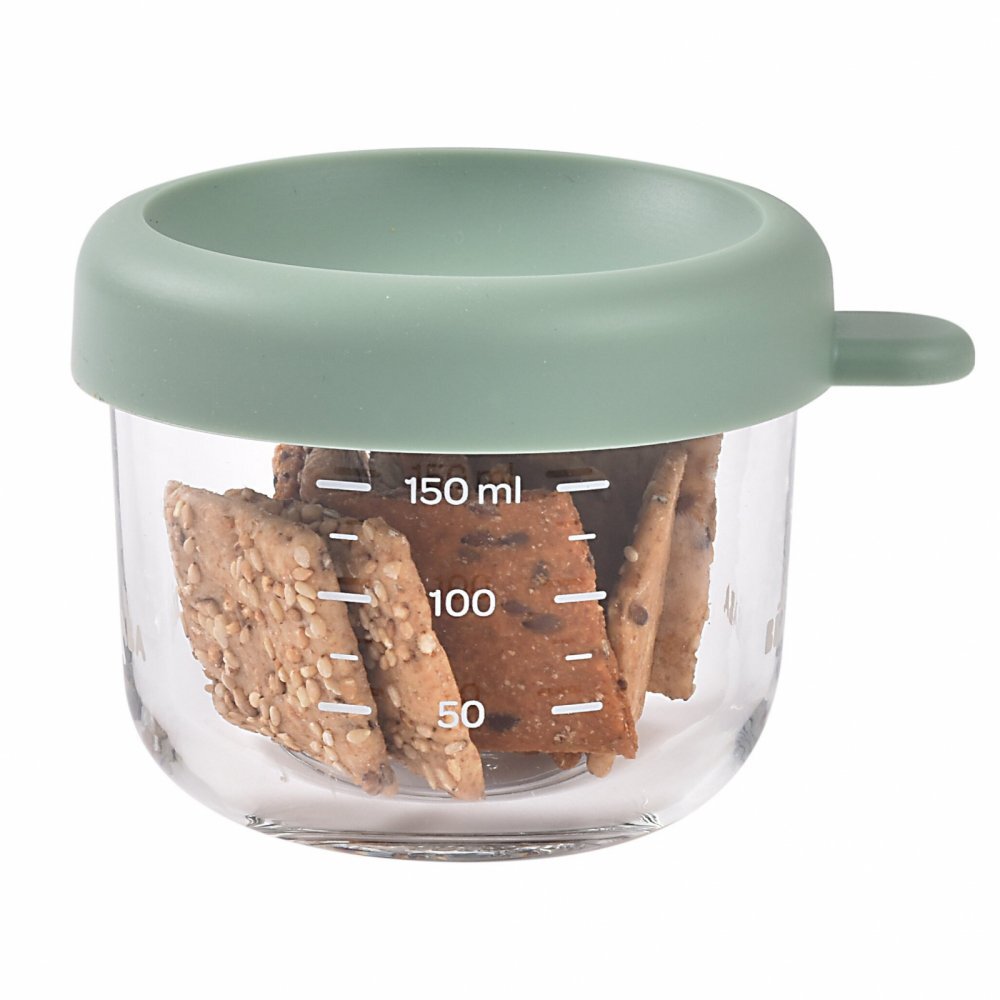 BEABA Recipient ermetic sticla 150 ml Sage Green