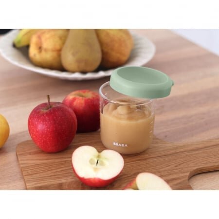 BEABA Recipient ermetic sticla 250 ml sage green