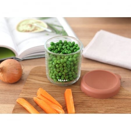 BEABA Recipient ermetic sticla 250 ml terracotta