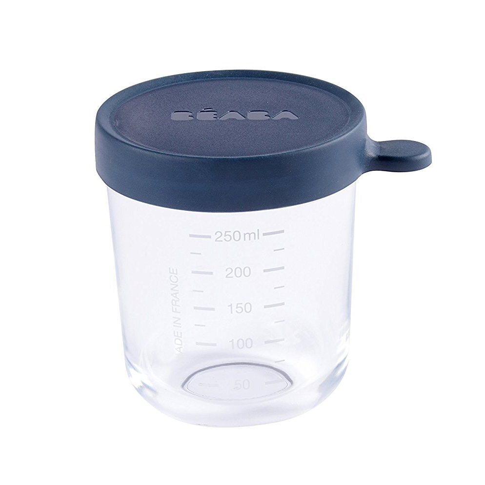 BEABA Recipient ermetic sticla 250ml albastru