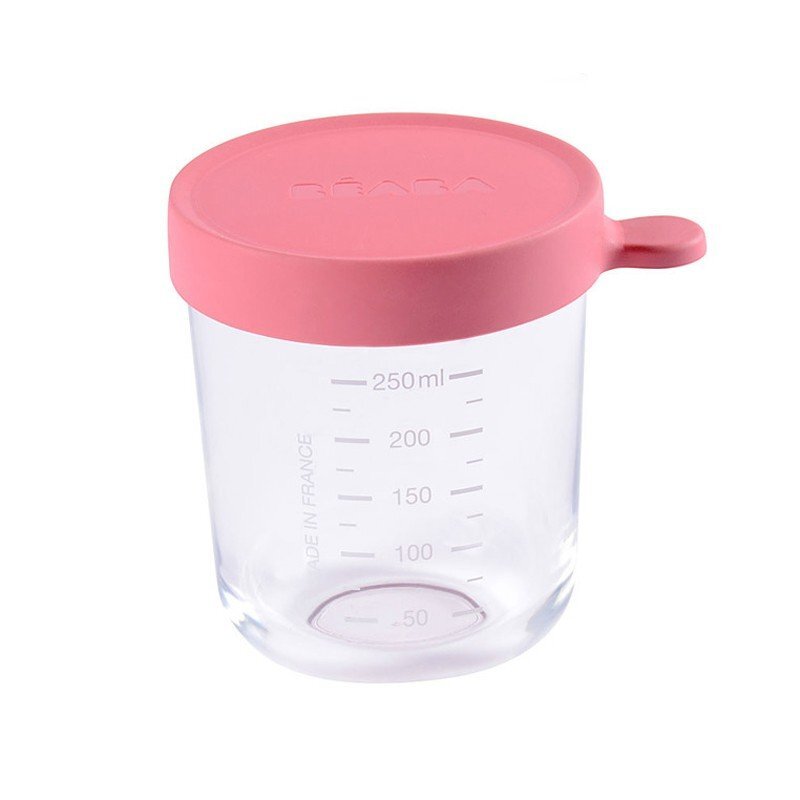 BEABA Recipient ermetic sticla 250ml roz