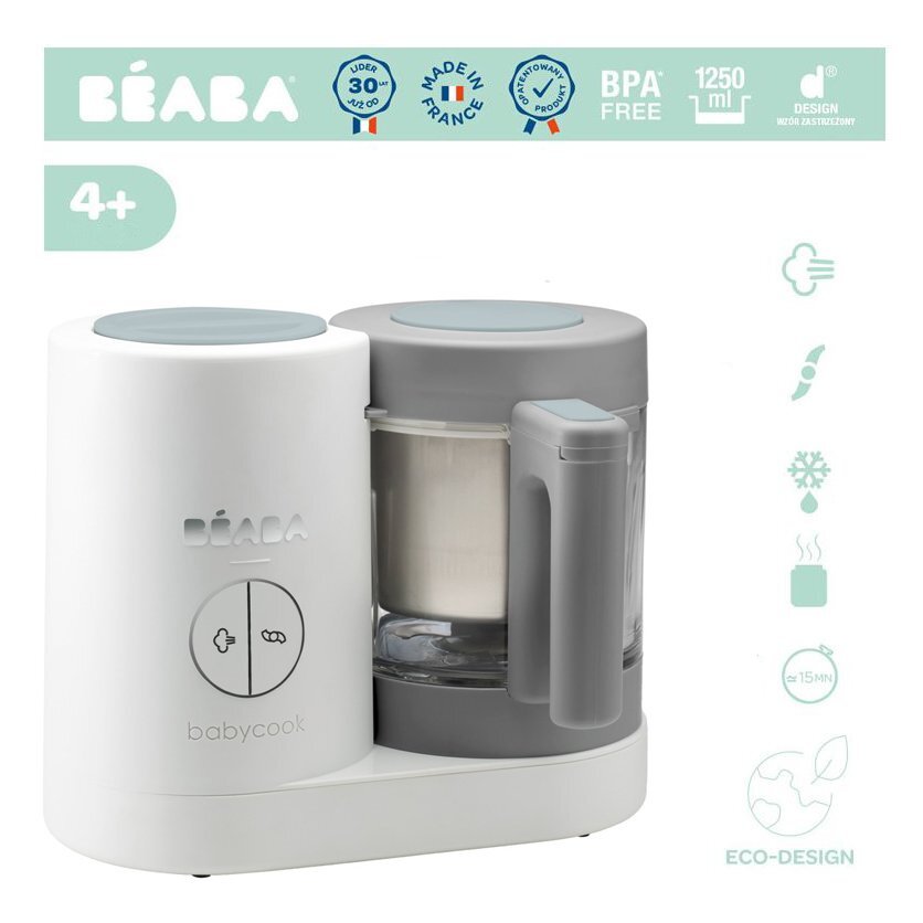 BEABA Robot Babycook Neo White Grey