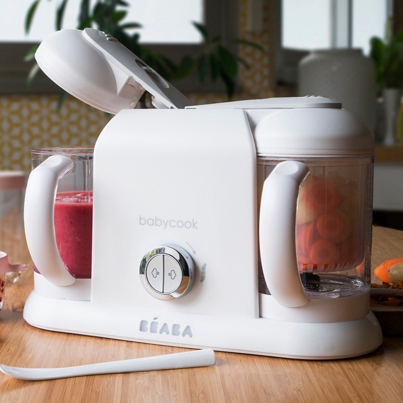 BEABA Robot Babycook Plus White Silver