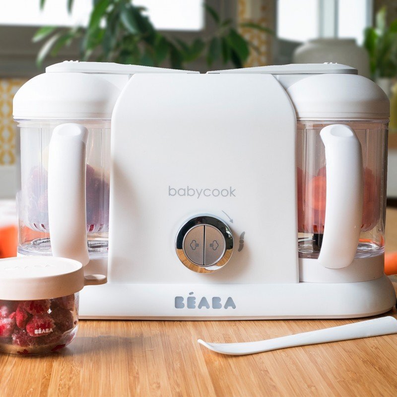 BEABA Robot Babycook Plus White Silver