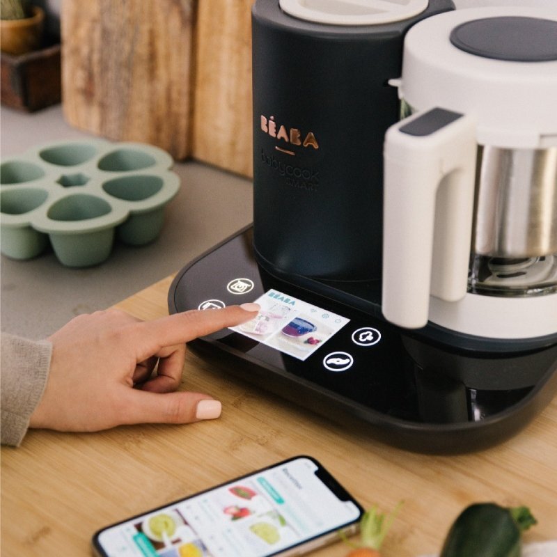 BEABA Robot Babycook Smart + Wi-Fi Charcoal Grey