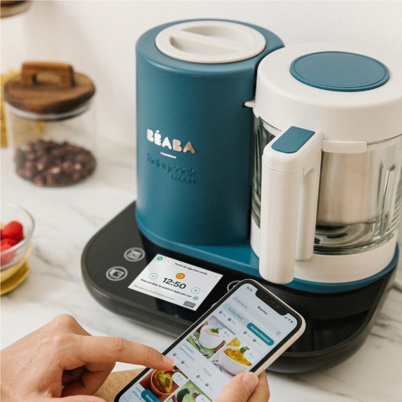 BEABA Robot Babycook Smart + Wi-Fi Peacock Blue