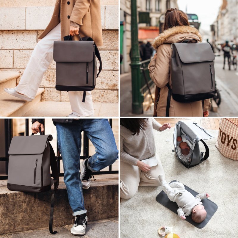 BEABA Rucsac de infasat Oslo mineral grey