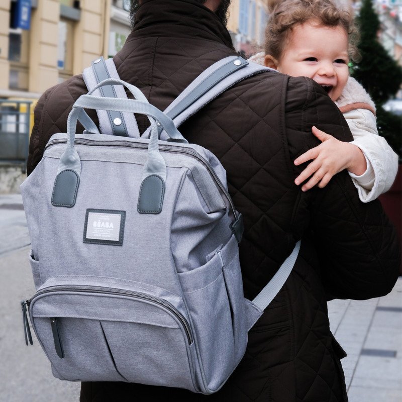 BEABA Rucsac de infasat Wellington Heather Grey