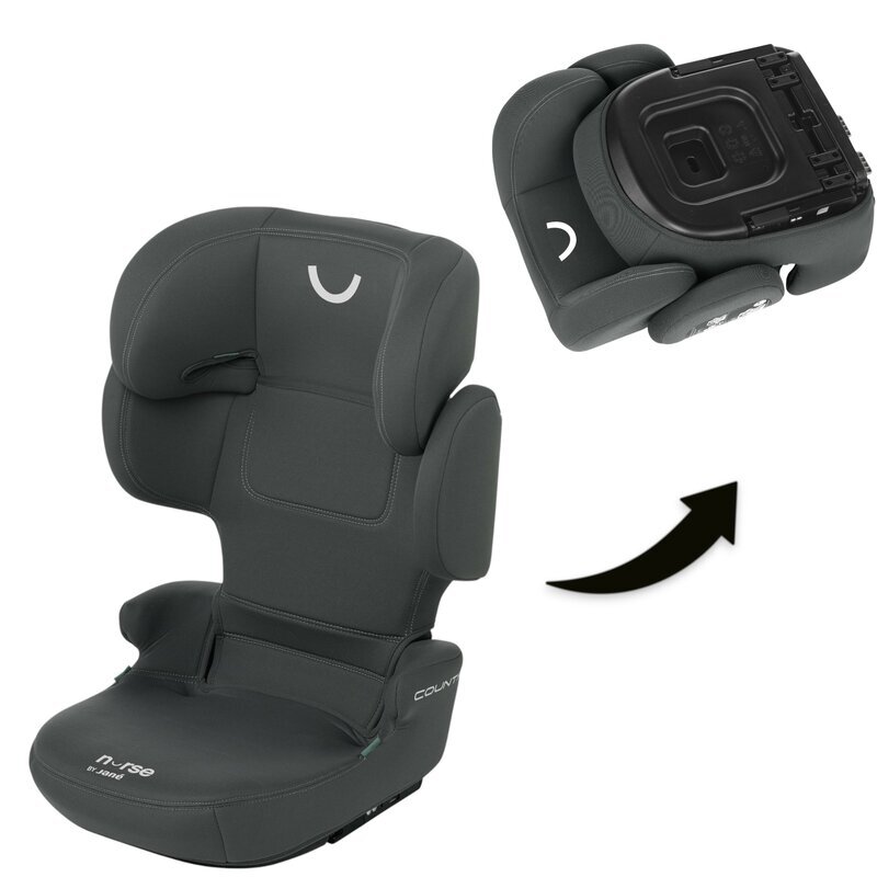 BEABA Scaun auto Nurse Country Storm I-Size cu sistem isofix Pliabil 100-150 cm 4-12 ani Conform standardului ECE R129