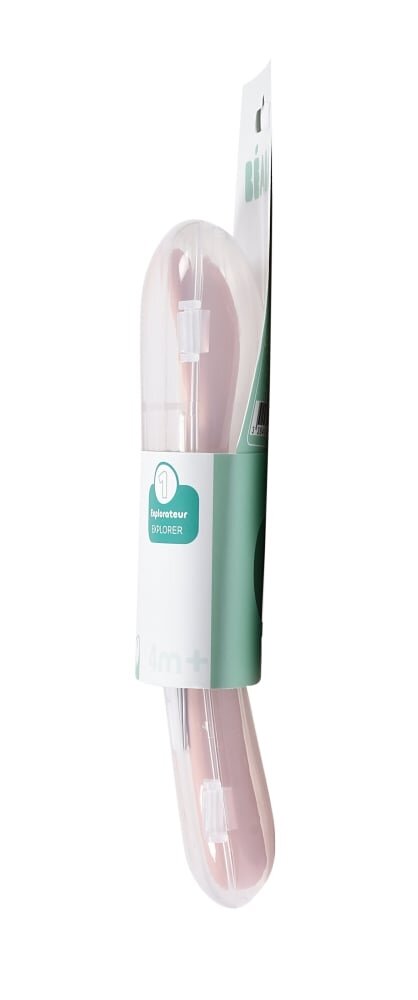 BEABA Set 2 lingurite din silicon Cotton +4 luni