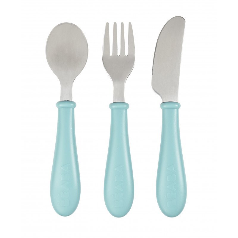 BEABA Set 3 tacamuri inox Airy Green