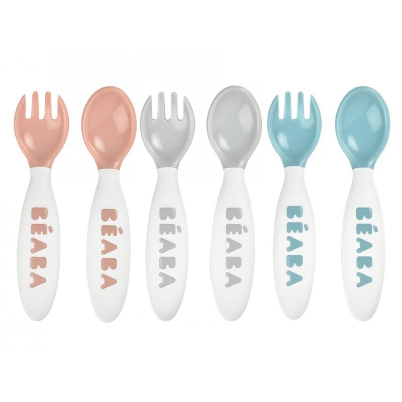 BEABA Set 6 lingurite si 4 furculite Blue