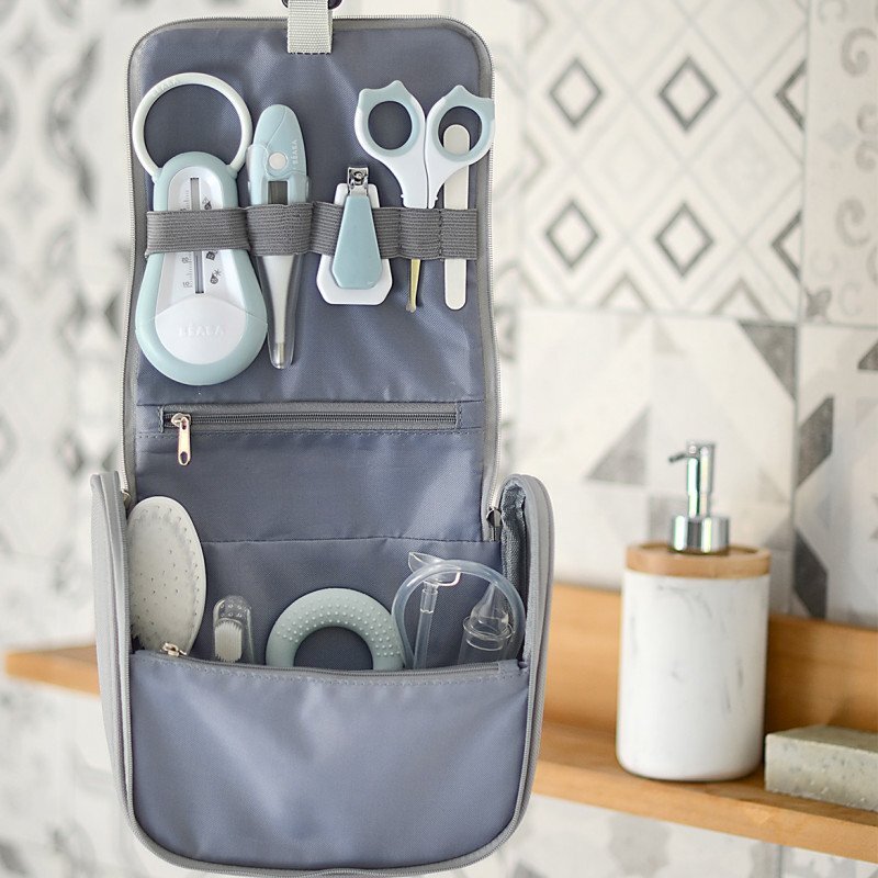 BEABA Set complet de ingrijire Grey blue