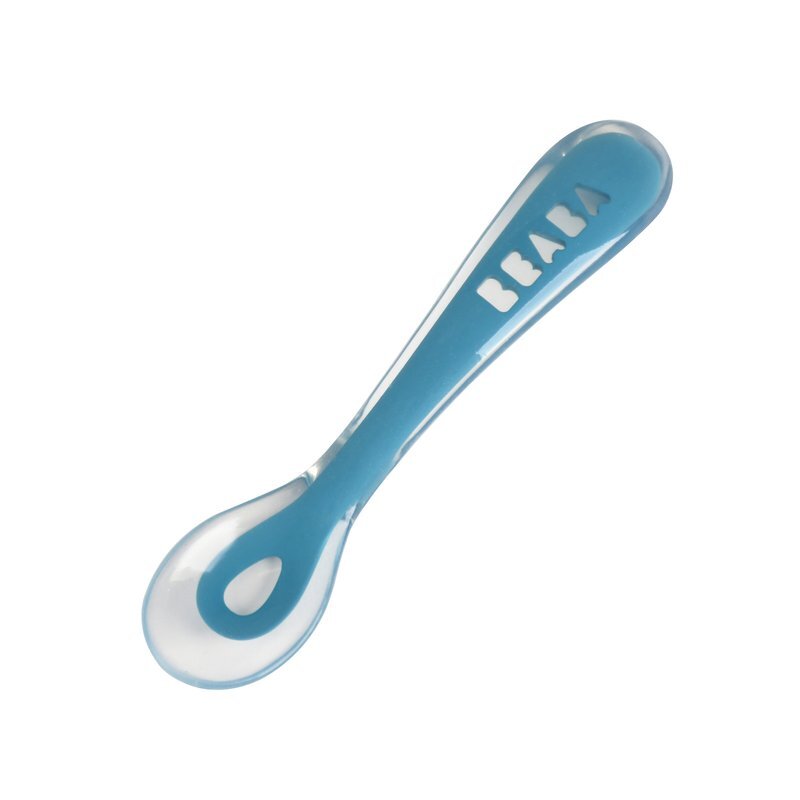 BEABA Set de masa silicon 2 piese bleu