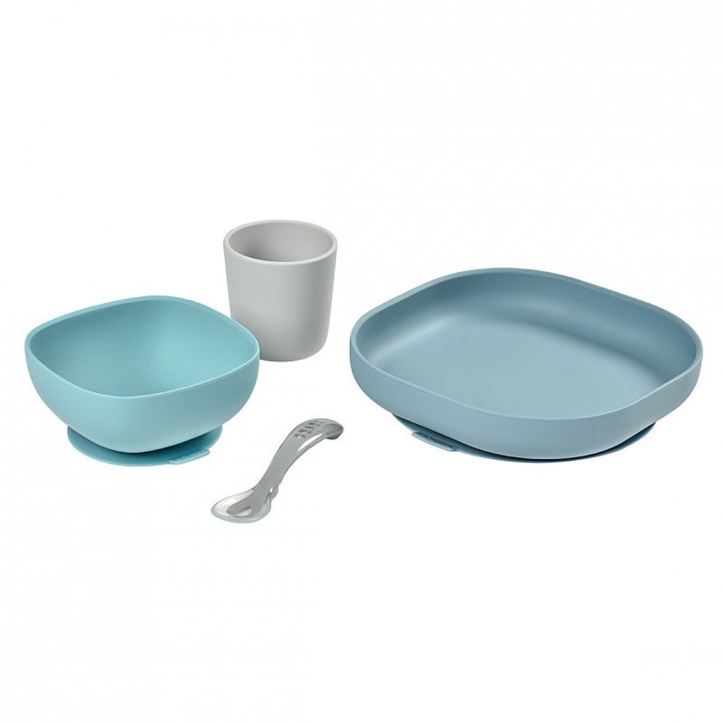 BEABA Set de masa silicon 4 piese jungle