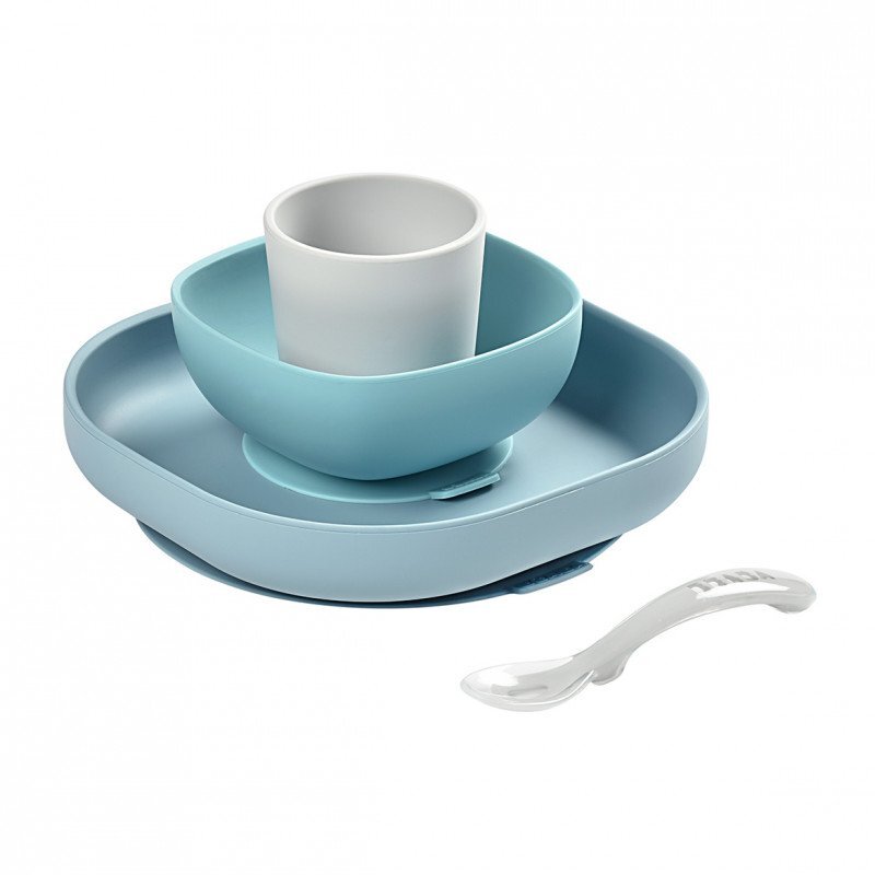 BEABA Set de masa silicon 4 piese jungle