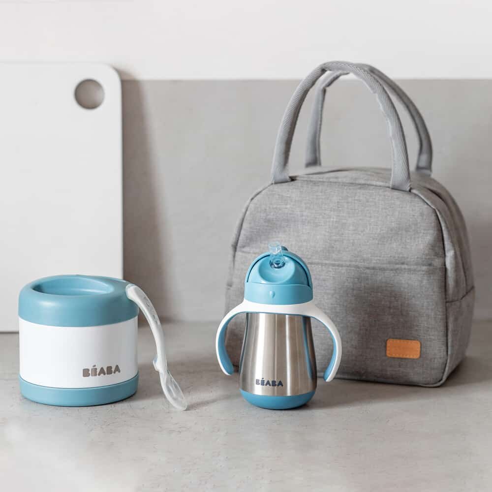 BEABA Set izoterm on the go 4 piese Blue