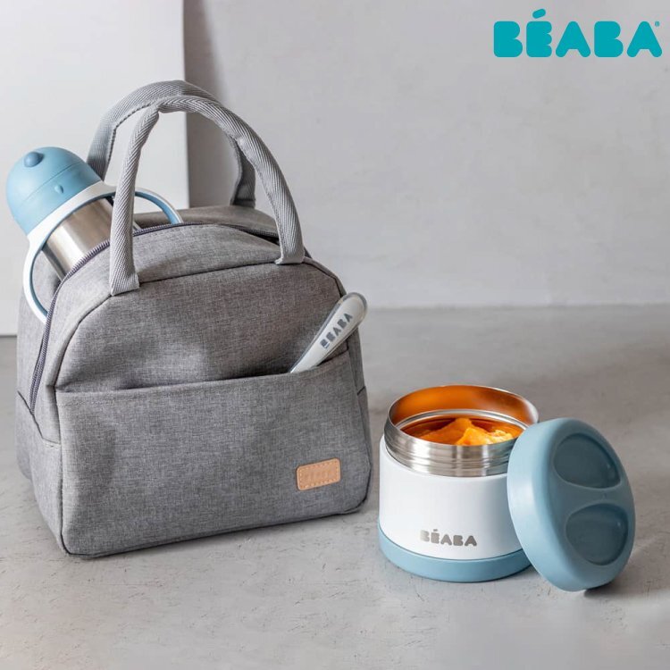 BEABA Set izoterm on the go 4 piese Blue