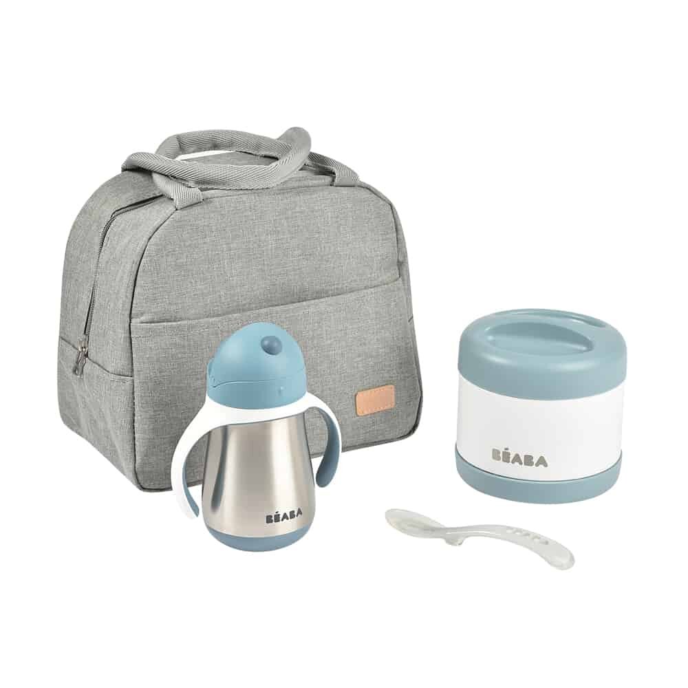 BEABA Set izoterm on the go 4 piese Blue