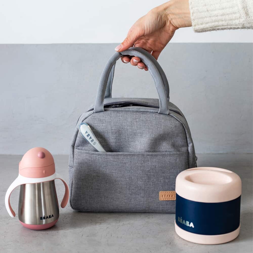BEABA Set izoterm on the go 4 piese Pink
