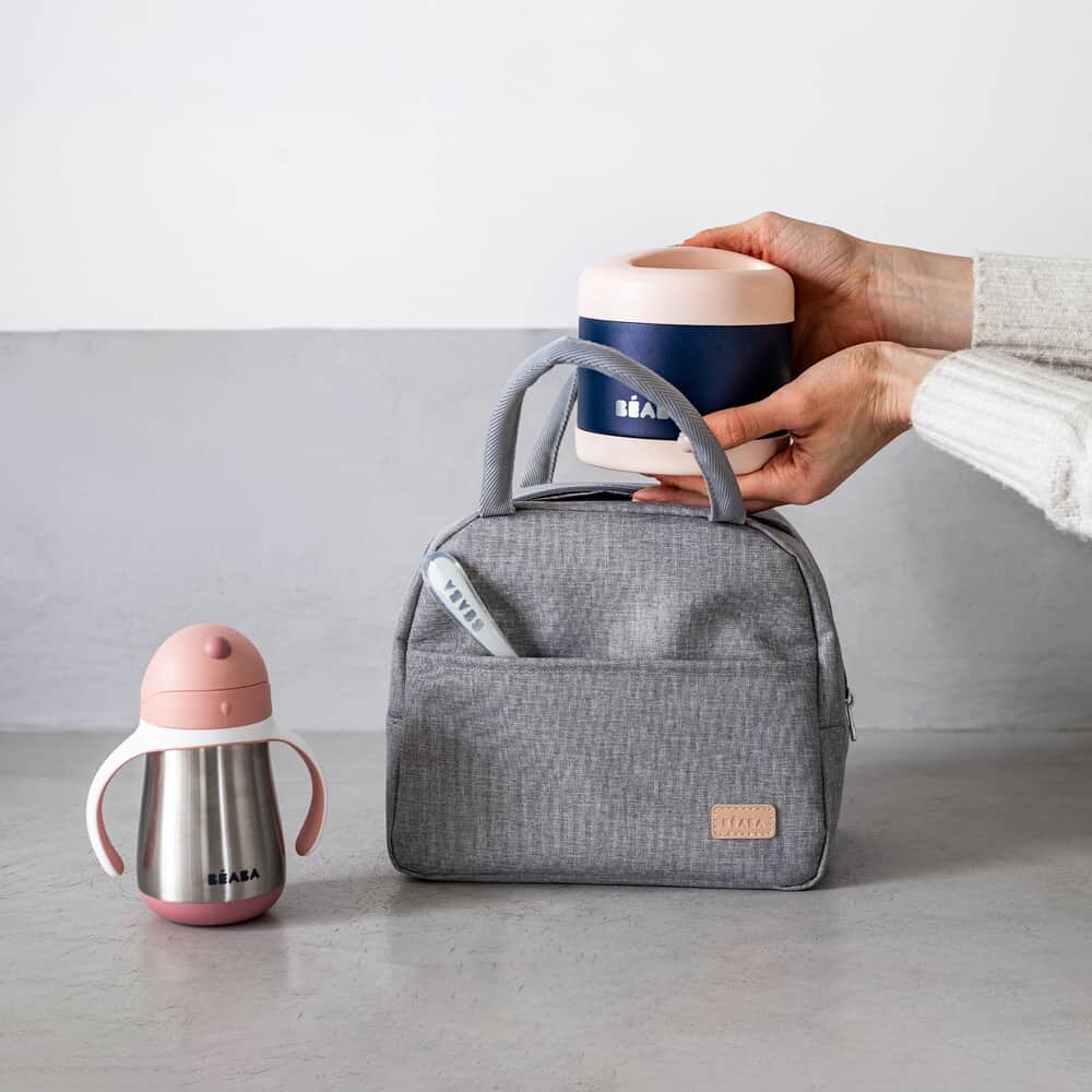 BEABA Set izoterm on the go 4 piese Pink