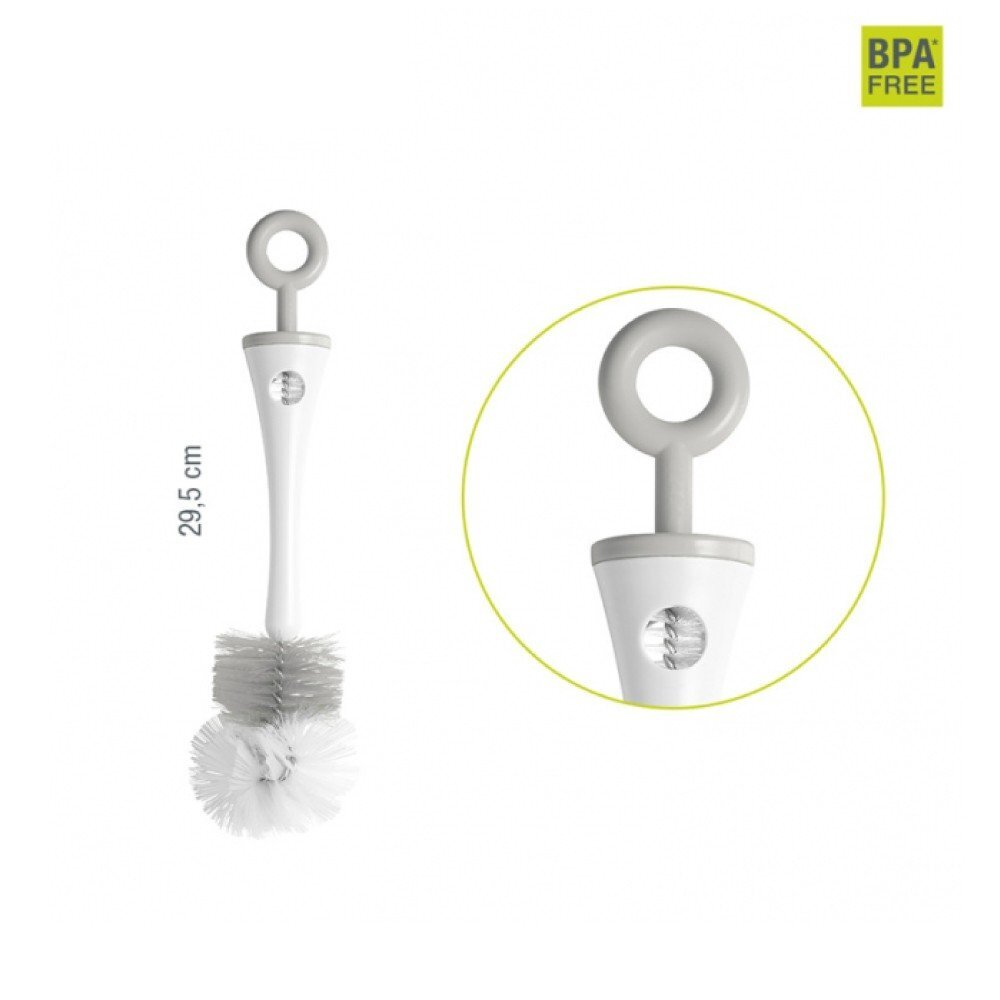 BEABA Set perii biberoane 2 in 1 gri