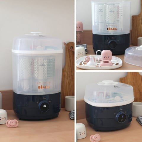 BEABA Sterilizator 2 in 1 cu uscare steril n dry night blue