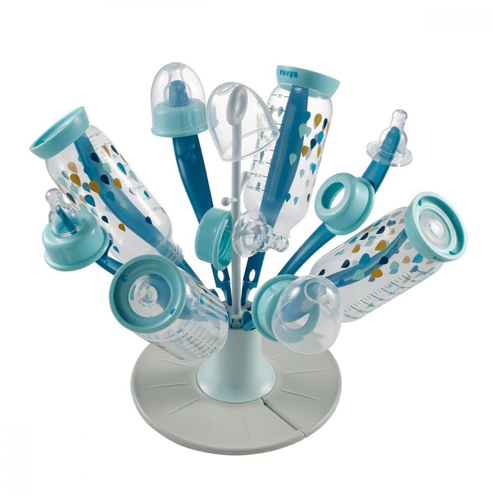 BEABA Uscator pliabil biberoane Floare Bleu